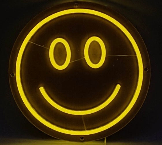 Smiley LED Neon Sign